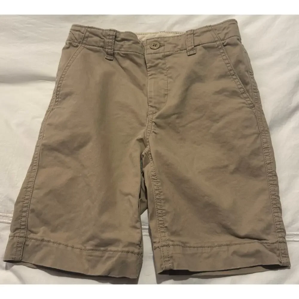GAP Boys Tan Chino Shorts Size 10 Kids School Uniform Shorts